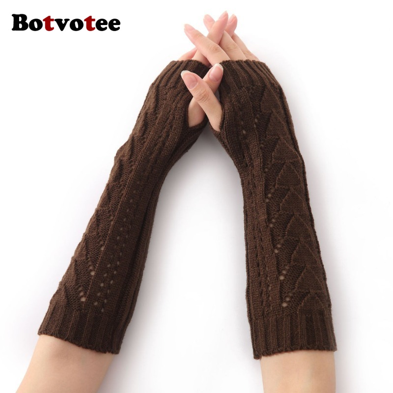 Women'S Y2K Accessories - Botvotee for Women Winter Knit Hollow