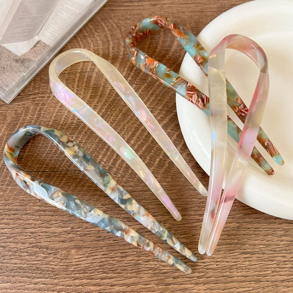 Women Accessories Trendy - Retro U-shaped hairclip for women elegant