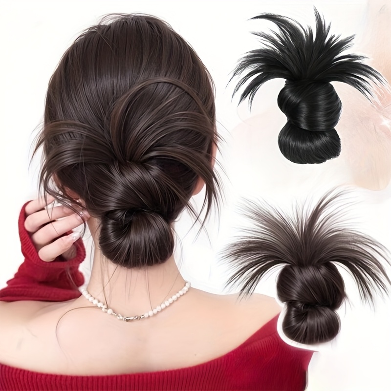 Women Accessories On Sale - Low Synthetic Bun Ponytail Hair Natural