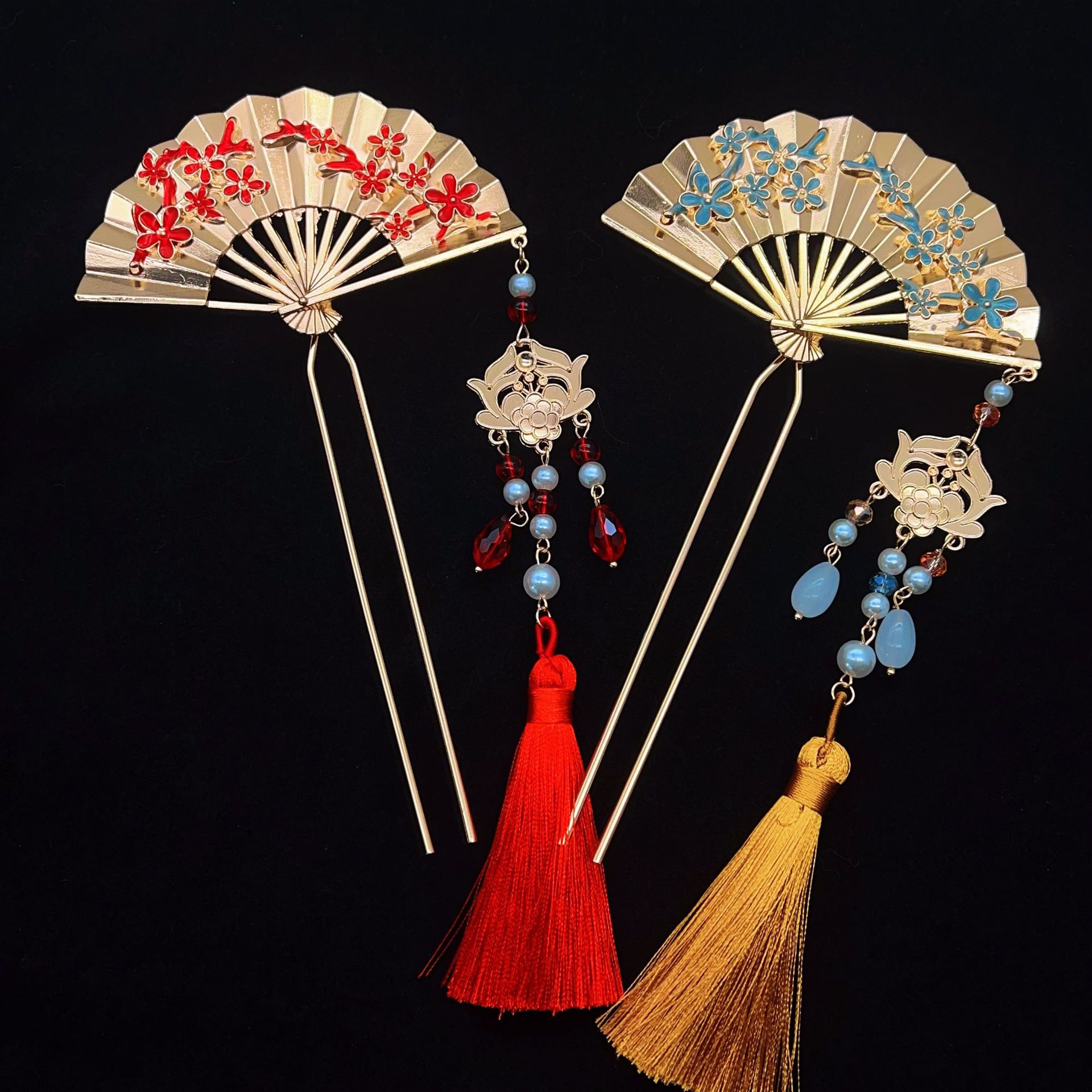 Hair Fork Stick - New Chinese style national fan tassel