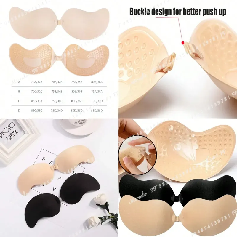 Women'S Accessories Mango - 1-15PCS Women Invisible Silicone Nubra Breast