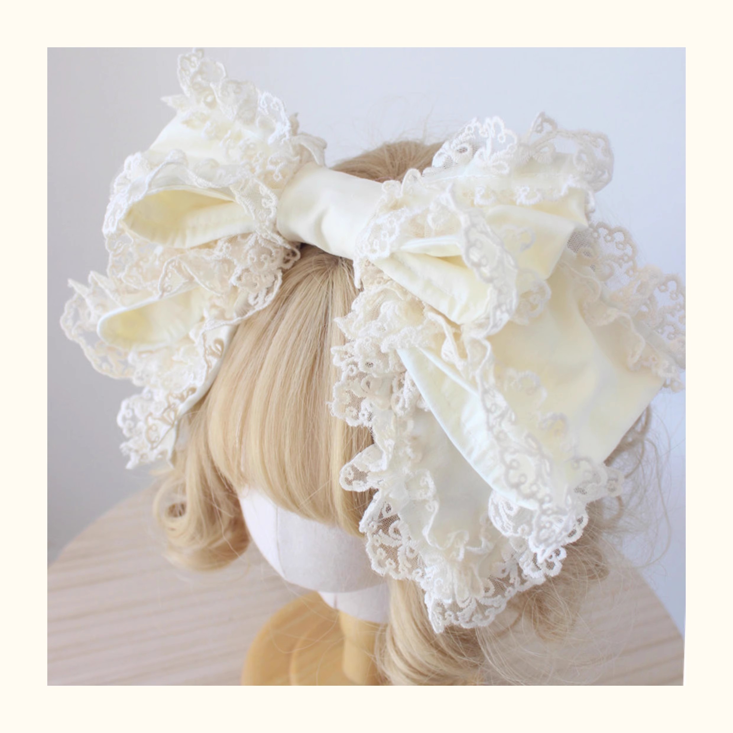Women'S Victorian Accessories - Lolita Lovely Lace Headband Hair Clips