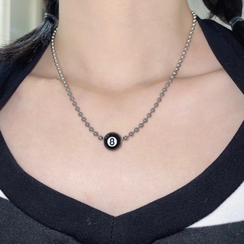 Kpop Fashion Vintage Black 8 B - огляд і ціна Women'S Accessories In The 90S