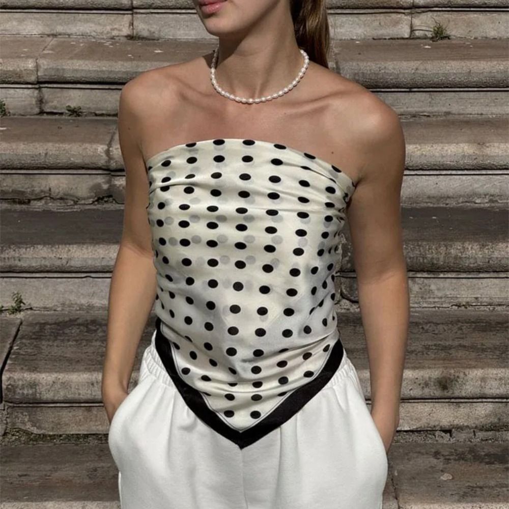 Elegant Printed Dot Print Scar - огляд і ціна Women'S Y2K Accessories