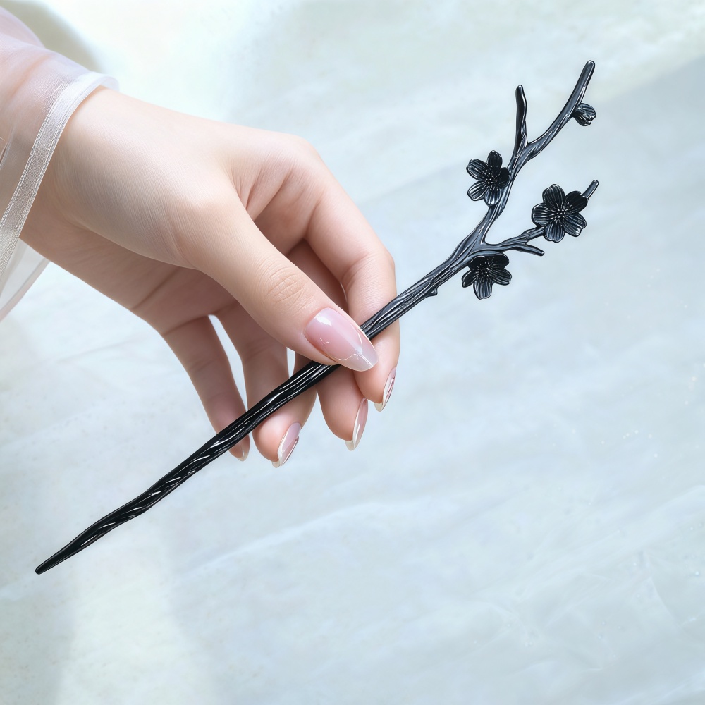 Enamel Alloy Hairpin For Women - огляд і ціна Hair Fork Stick