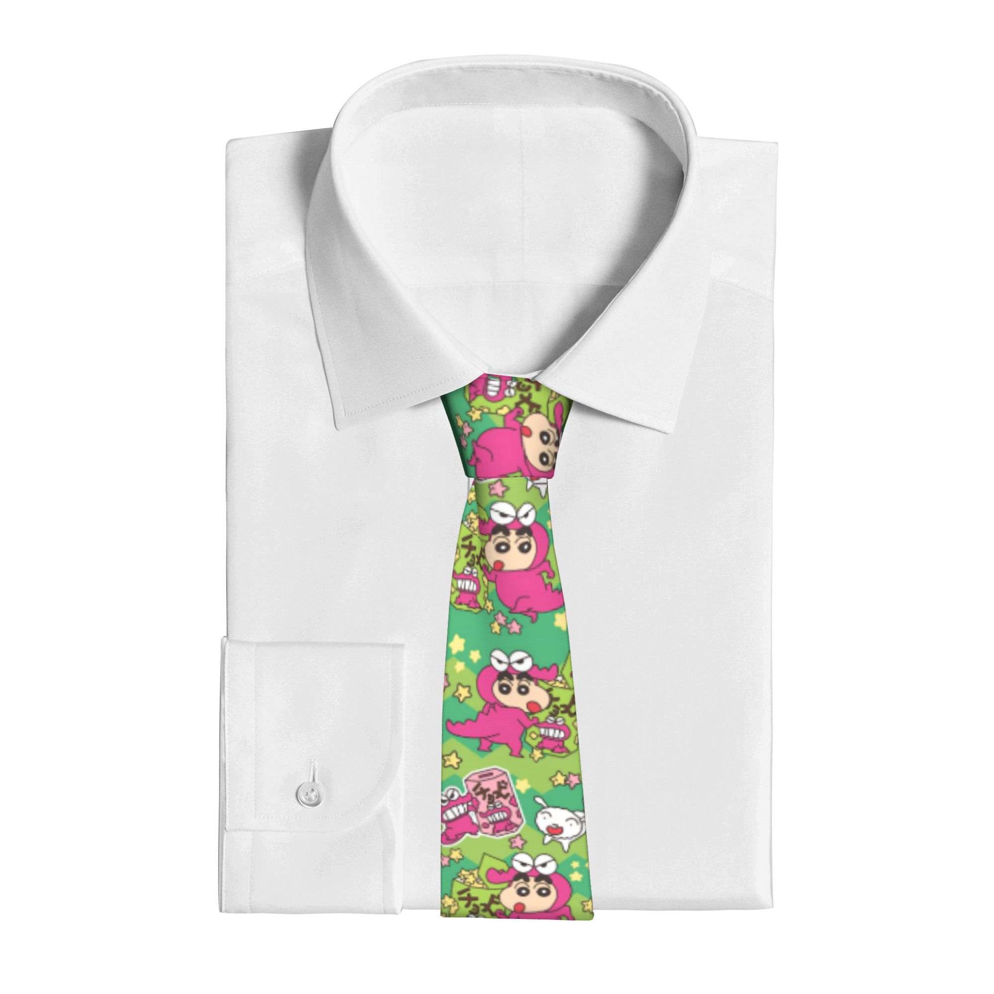 Shinchans 90s Cartoon Necktie  - огляд і ціна Women'S Accessories In The 90S