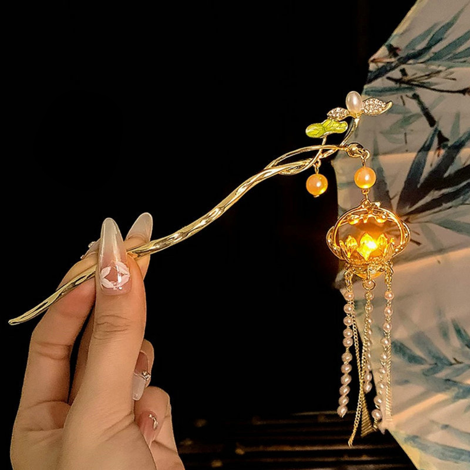 Luminous Flower Hairpin Exquis - огляд і ціна Women Accessories Trendy