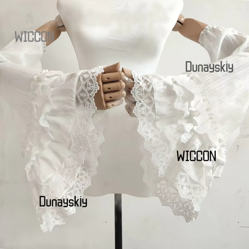 Cotton Lace Ruffle Detachable  - огляд і ціна Women'S Victorian Accessories