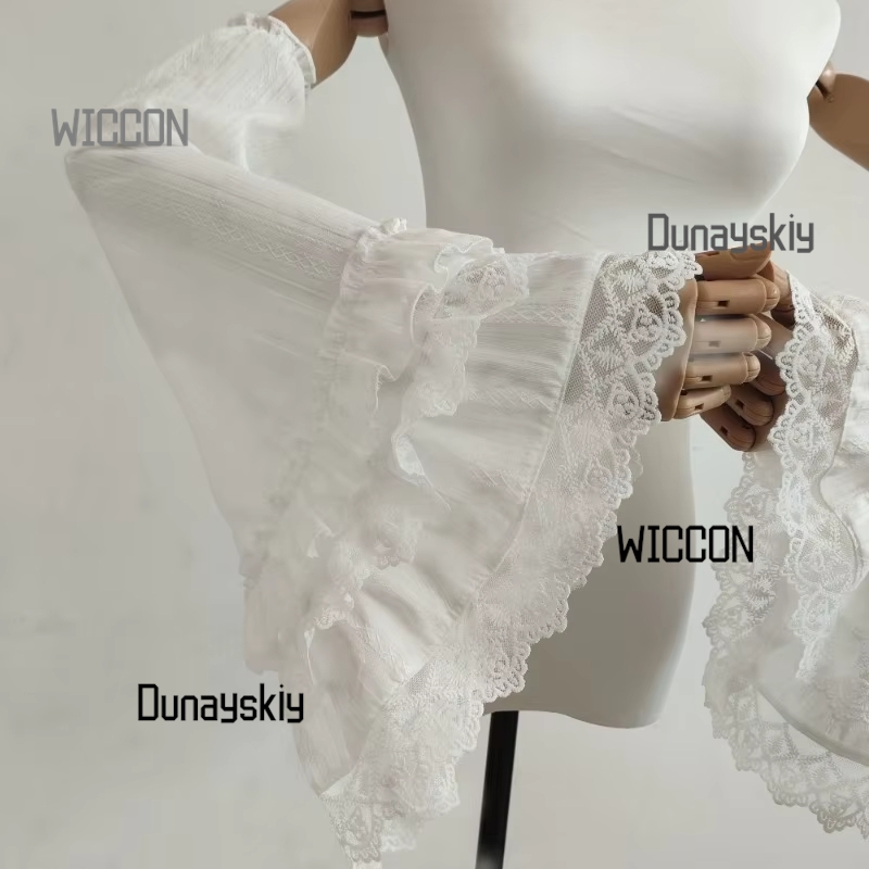 Cotton Lace Ruffle Detachable  - огляд і ціна Women'S Victorian Accessories