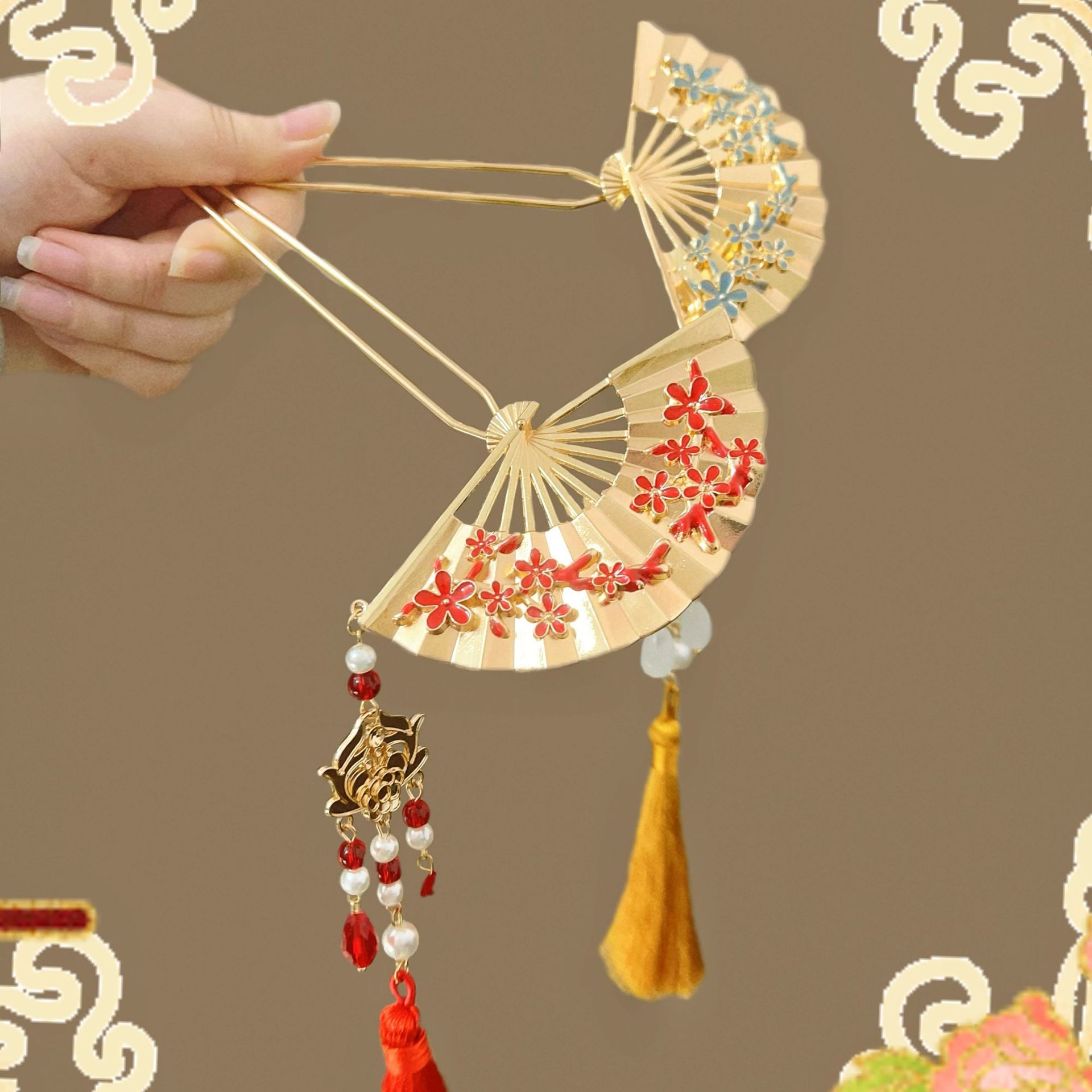 New Chinese style national fan - огляд і ціна Hair Fork Stick