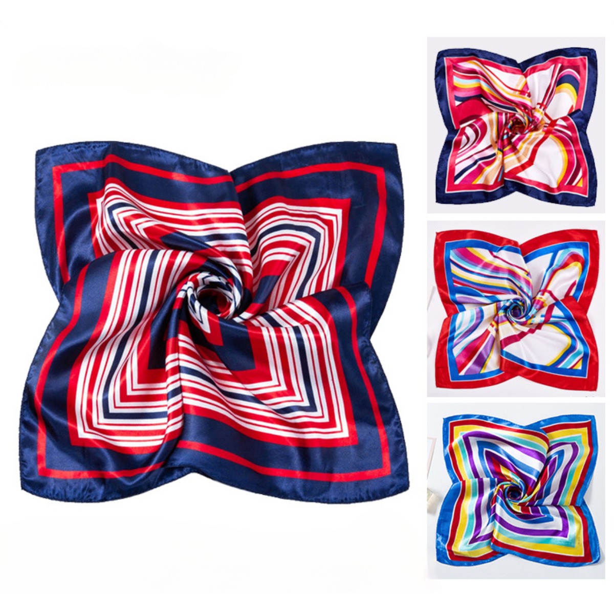 50*50cm Square Silk Scarves Sc - огляд і ціна Women Accessories Business