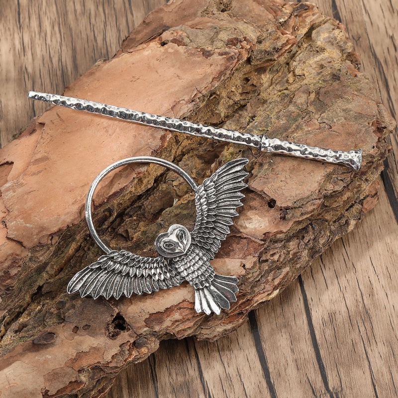 Niche Design Retro Gothic Owl  - огляд і ціна Women'S Viking Accessories