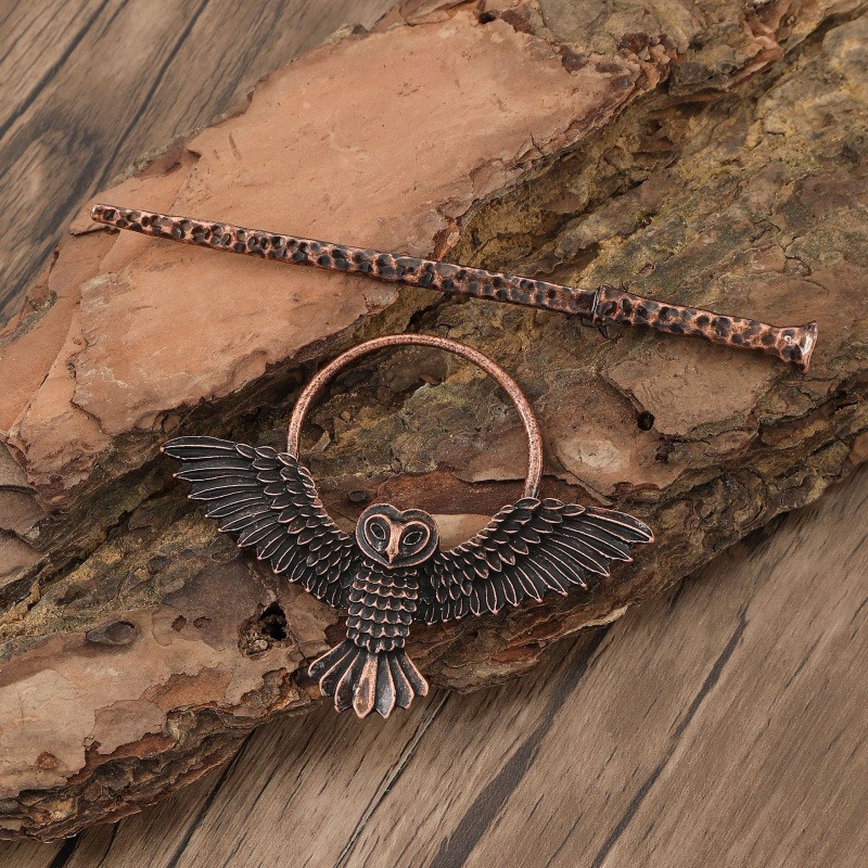 Niche Design Retro Gothic Owl  - огляд і ціна Women'S Viking Accessories