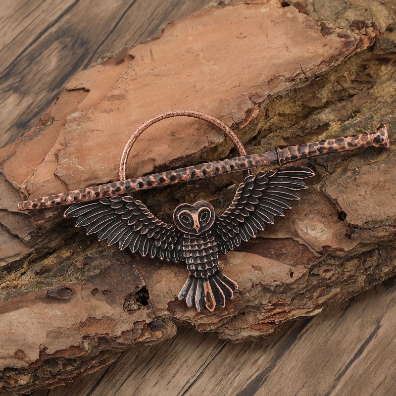 Niche Design Retro Gothic Owl  - огляд і ціна Women'S Viking Accessories
