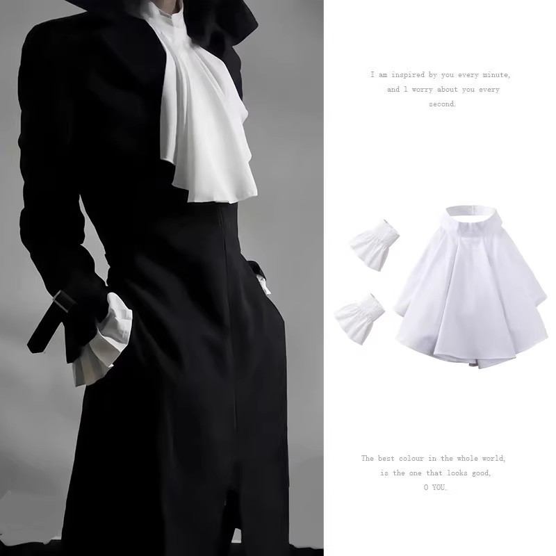 Victorian Neck Collar Ruffled  - огляд і ціна Women'S Victorian Accessories
