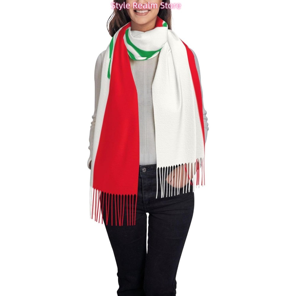 Flag Of Lebanon Print Polyeste - огляд і ціна Women Accessories Lebanon