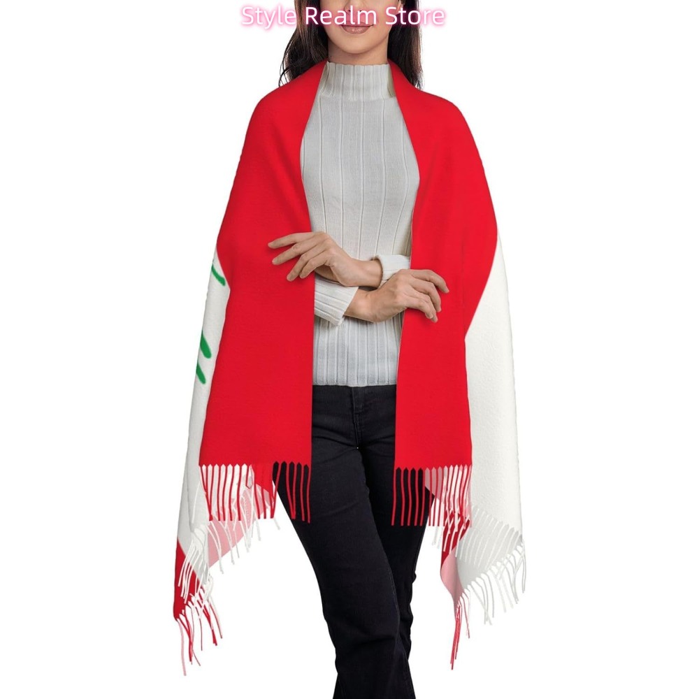 Flag Of Lebanon Print Polyeste - огляд і ціна Women Accessories Lebanon