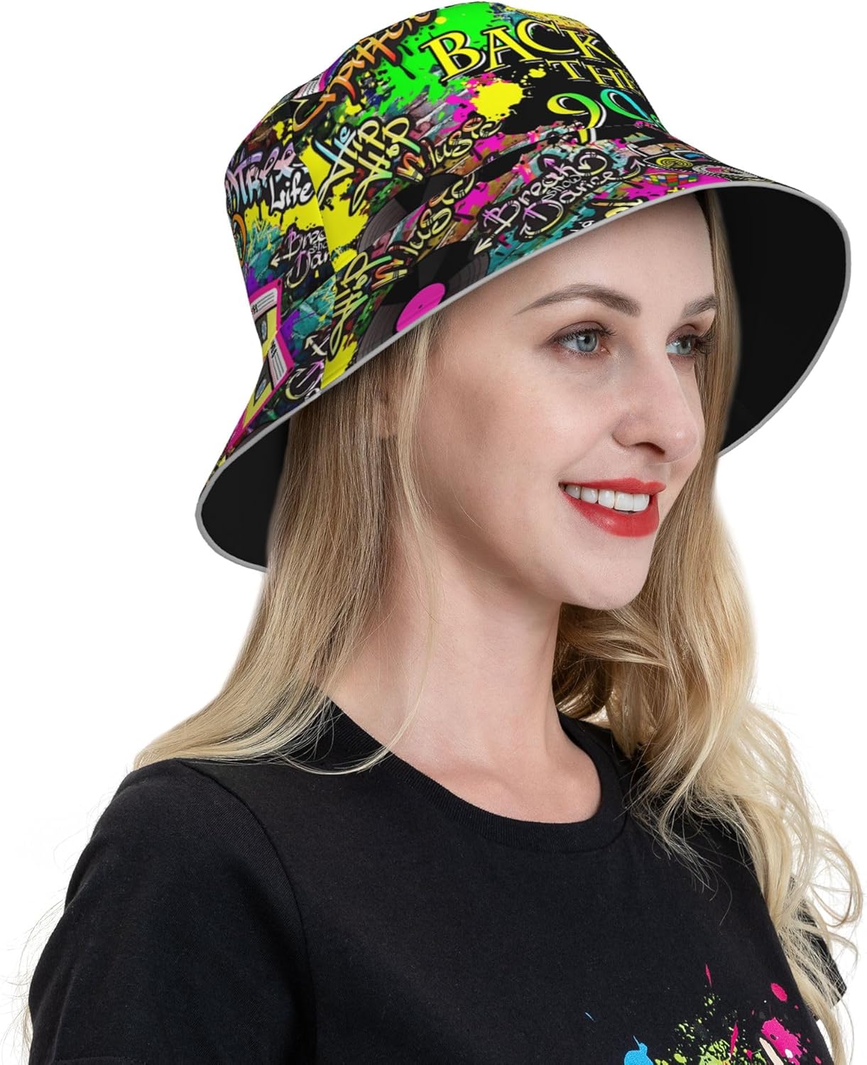 Fashion Retro 80S 90S Bucket F - огляд і ціна Women'S Accessories In The 90S