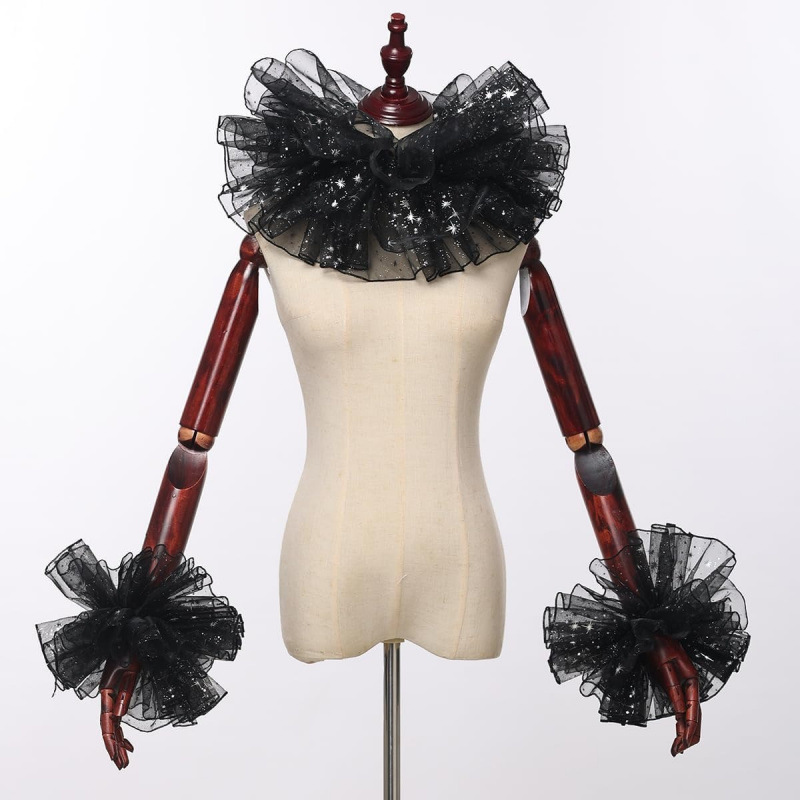Jester Ruffled Collar Neck Ruf - огляд і ціна Women'S Victorian Accessories
