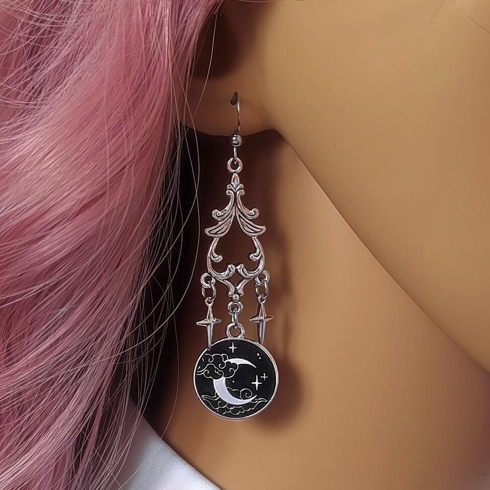 Moon Magic Earring,Gothic Jewe - огляд і ціна Women'S Victorian Accessories