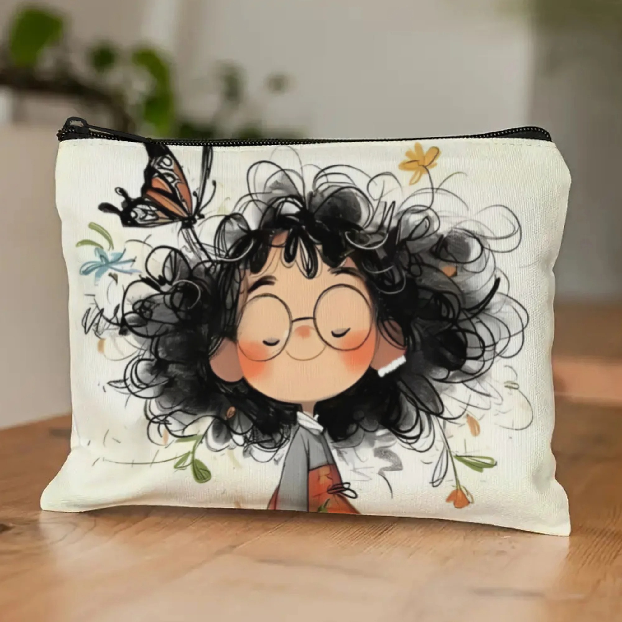 Cartoon Girl Makeup Bag Zipper - огляд і ціна Women Accessories Organizer