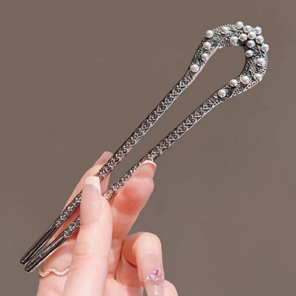 New Pearl U Shaped Hairpin For - огляд і ціна Women Accessories Trendy