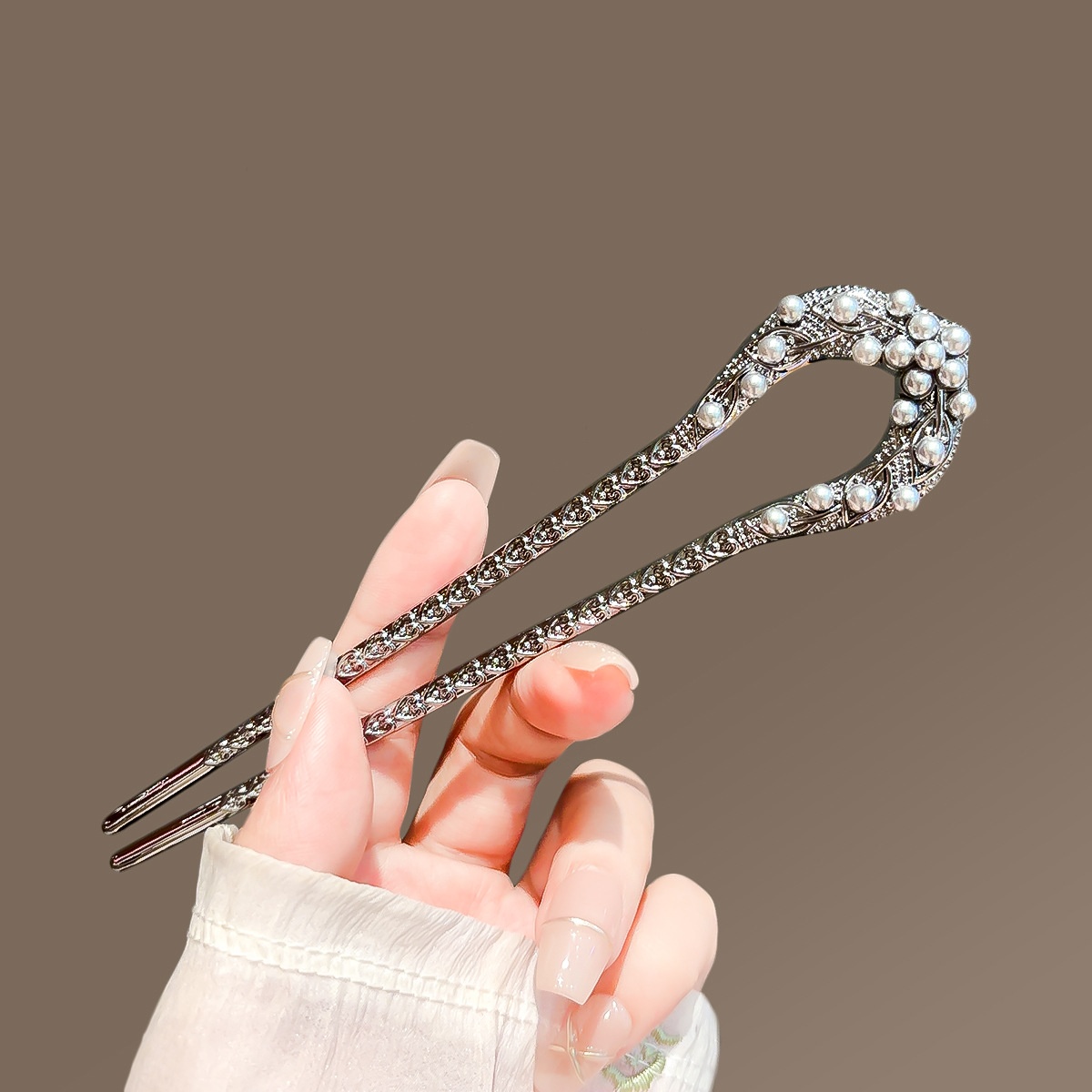 New Pearl U Shaped Hairpin For - огляд і ціна Women Accessories Trendy