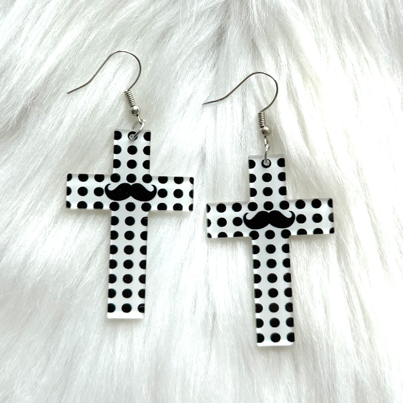 Y2K Jewelry Dots Beard Cross E - огляд і ціна Women'S Accessories In The 90S