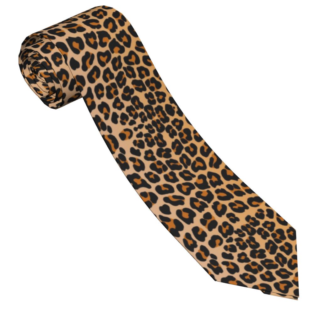 Leopard Men Women Necktie Slim - огляд і ціна Women Accessories Business