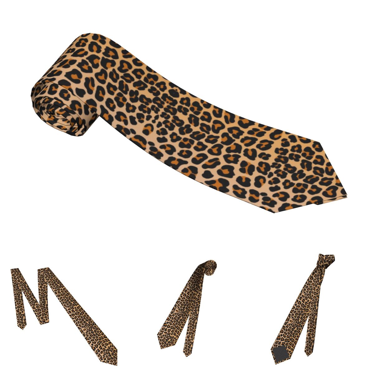 Leopard Men Women Necktie Slim - огляд і ціна Women Accessories Business