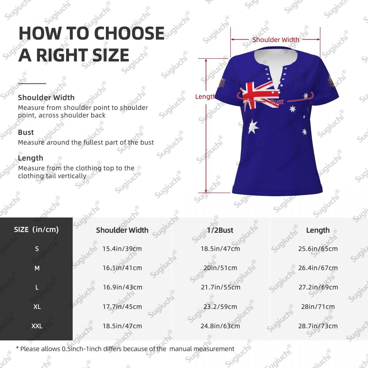 2025 Australia Flag Sexy Deep  - огляд і ціна Women'S Accessories Australia