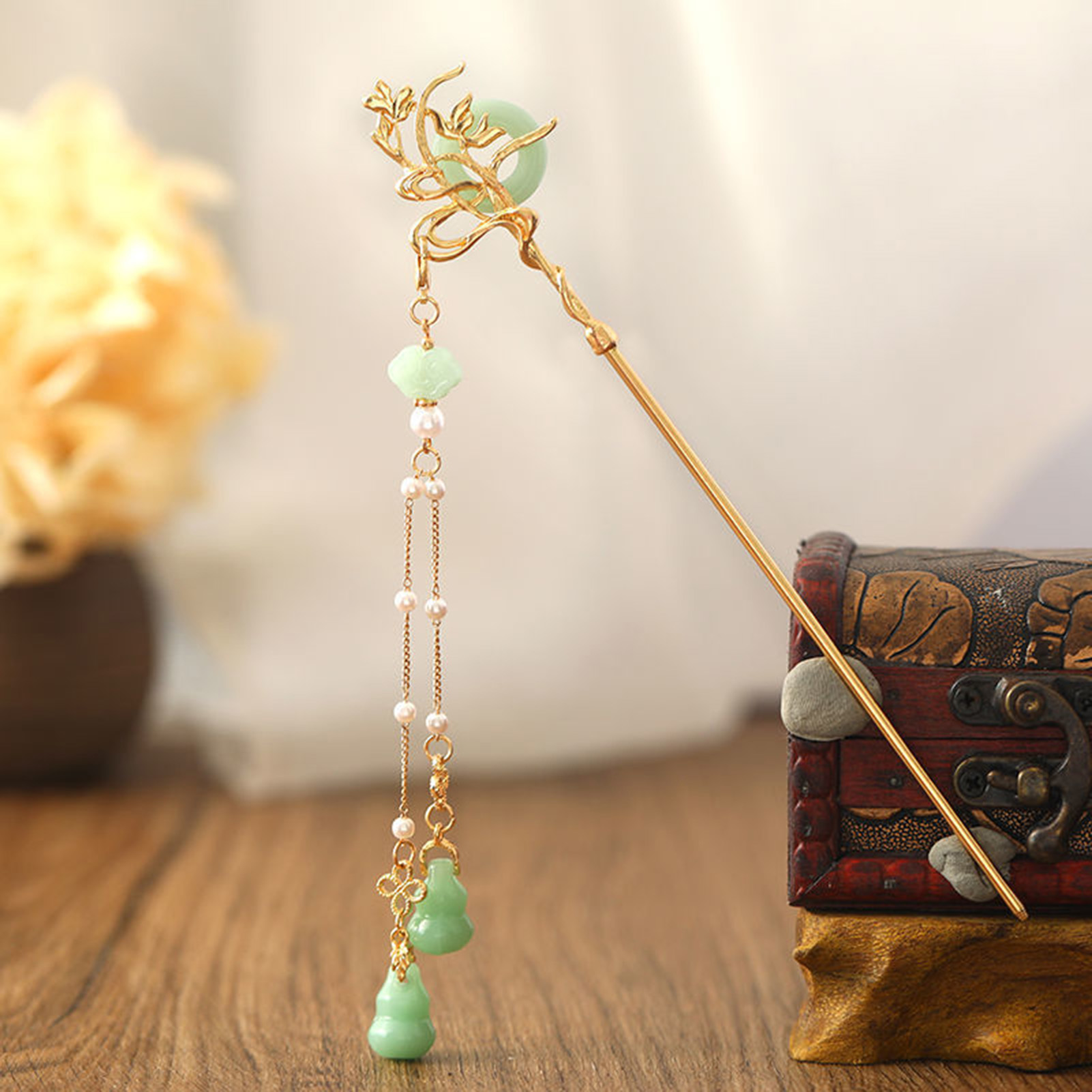 Chinese Style Glass Hairpin Fo - огляд і ціна Women Accessories Trendy
