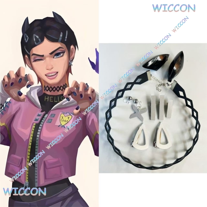Valorant Clove  Clip Collar Bu - огляд і ціна Women Accessories On Sale
