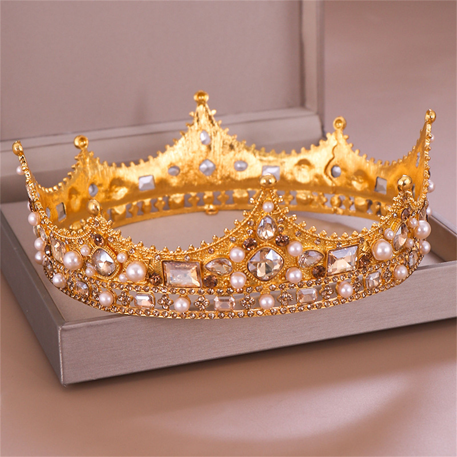 Bridal Crown Rhinestone Tiara  - огляд і ціна Women'S Wedding Accessories