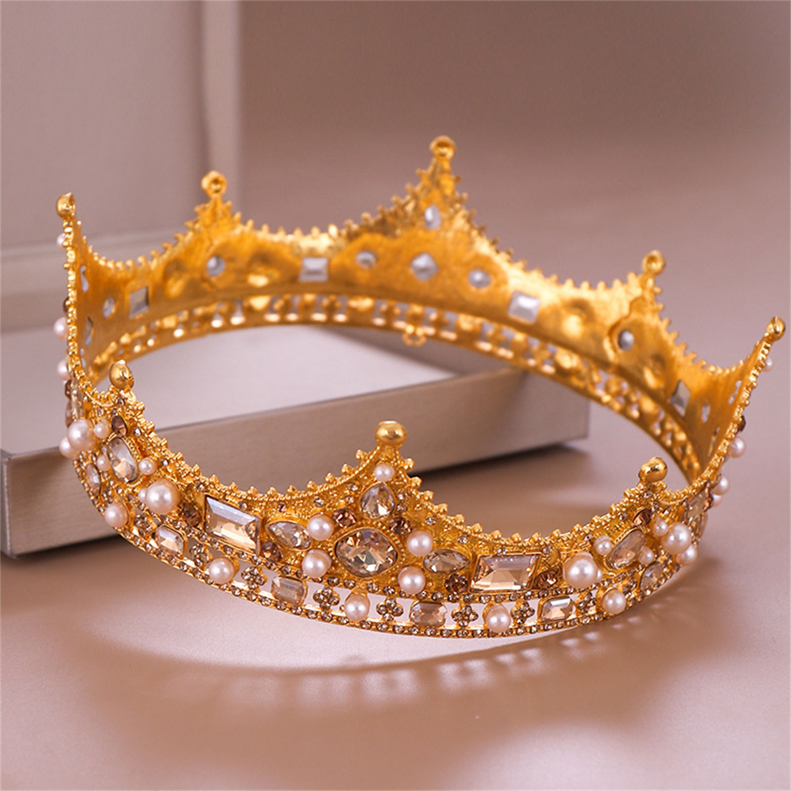 Bridal Crown Rhinestone Tiara  - огляд і ціна Women'S Wedding Accessories
