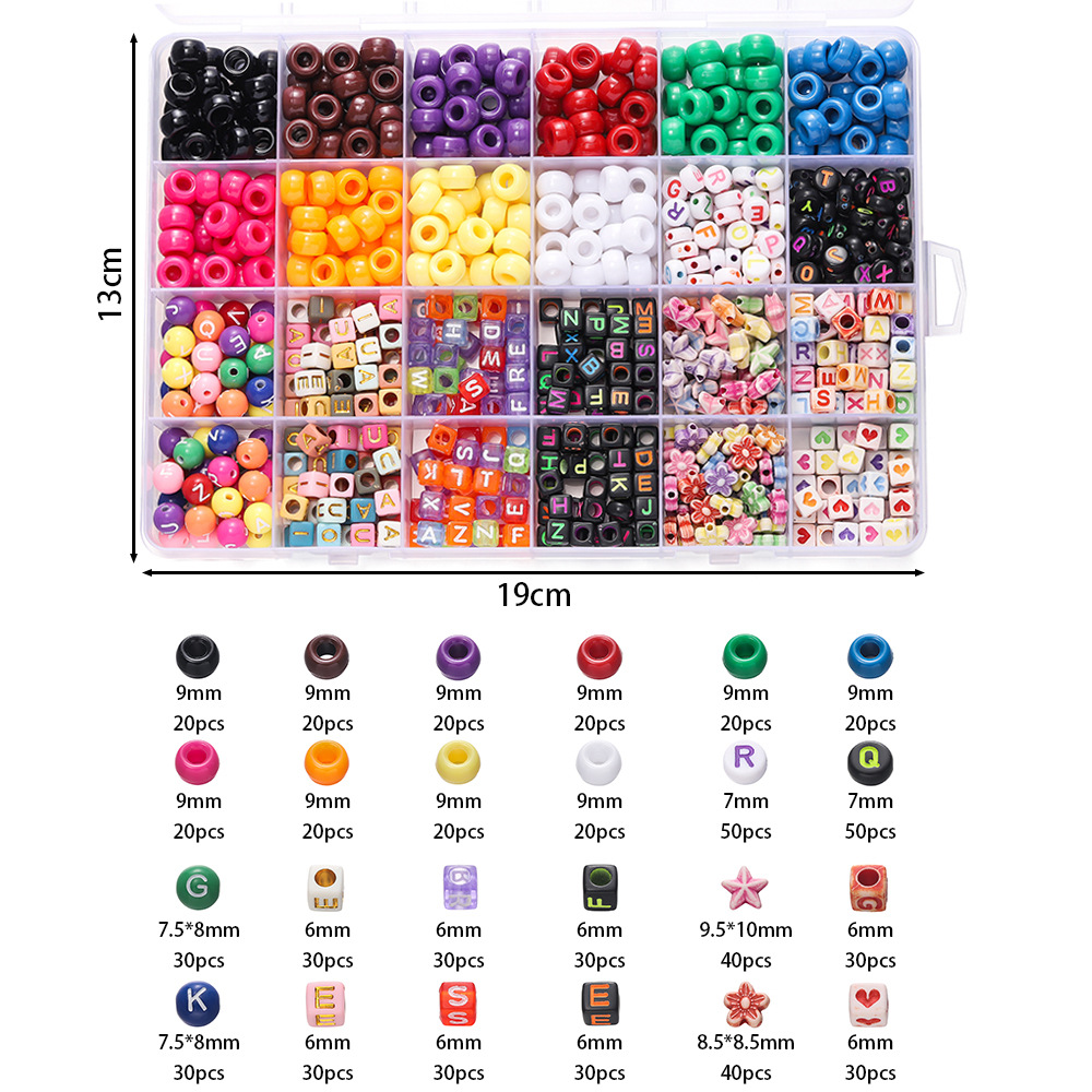 1 Box Colorful Acrylic Pony Be - огляд і ціна Women Accessories Organizer