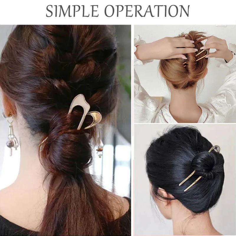 1PC Chinese Style U-Shaped Hai - огляд і ціна Hair Fork Stick